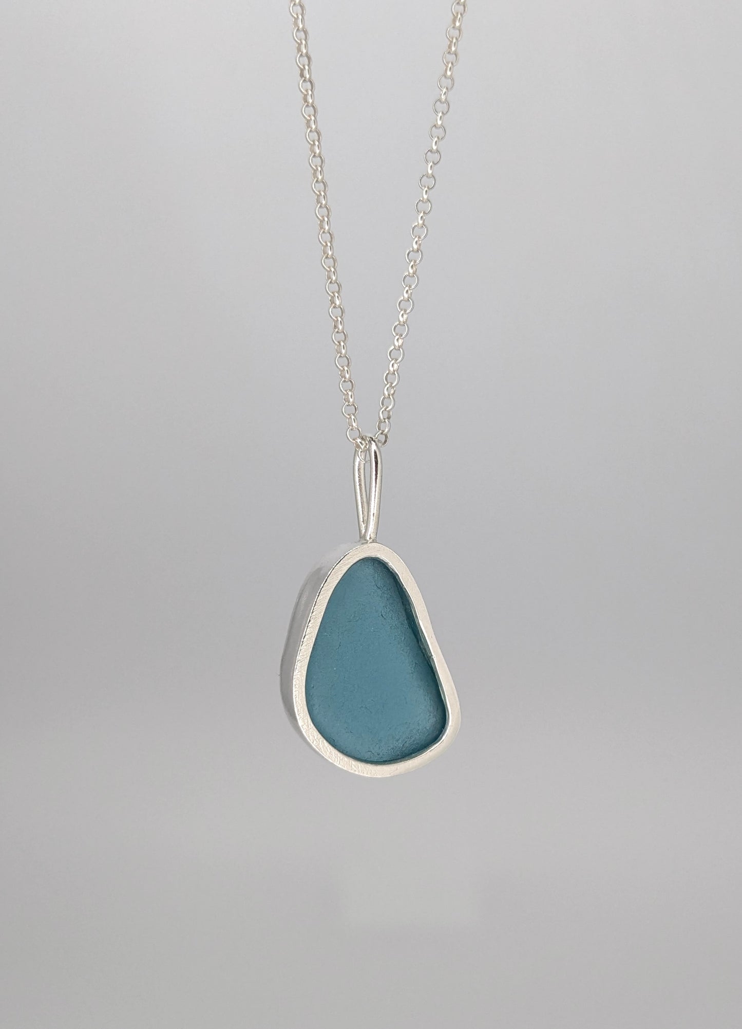 Blue Moon Seaglass Necklace