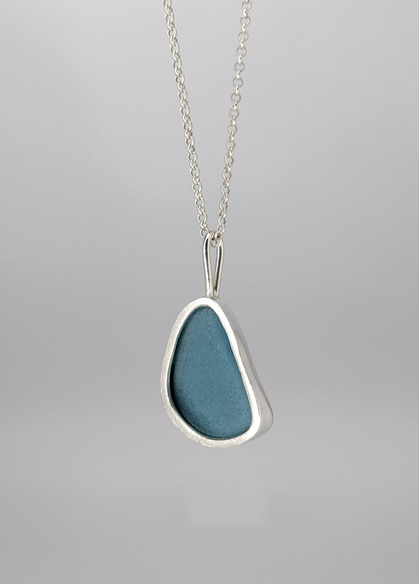 Blue Moon Seaglass Necklace