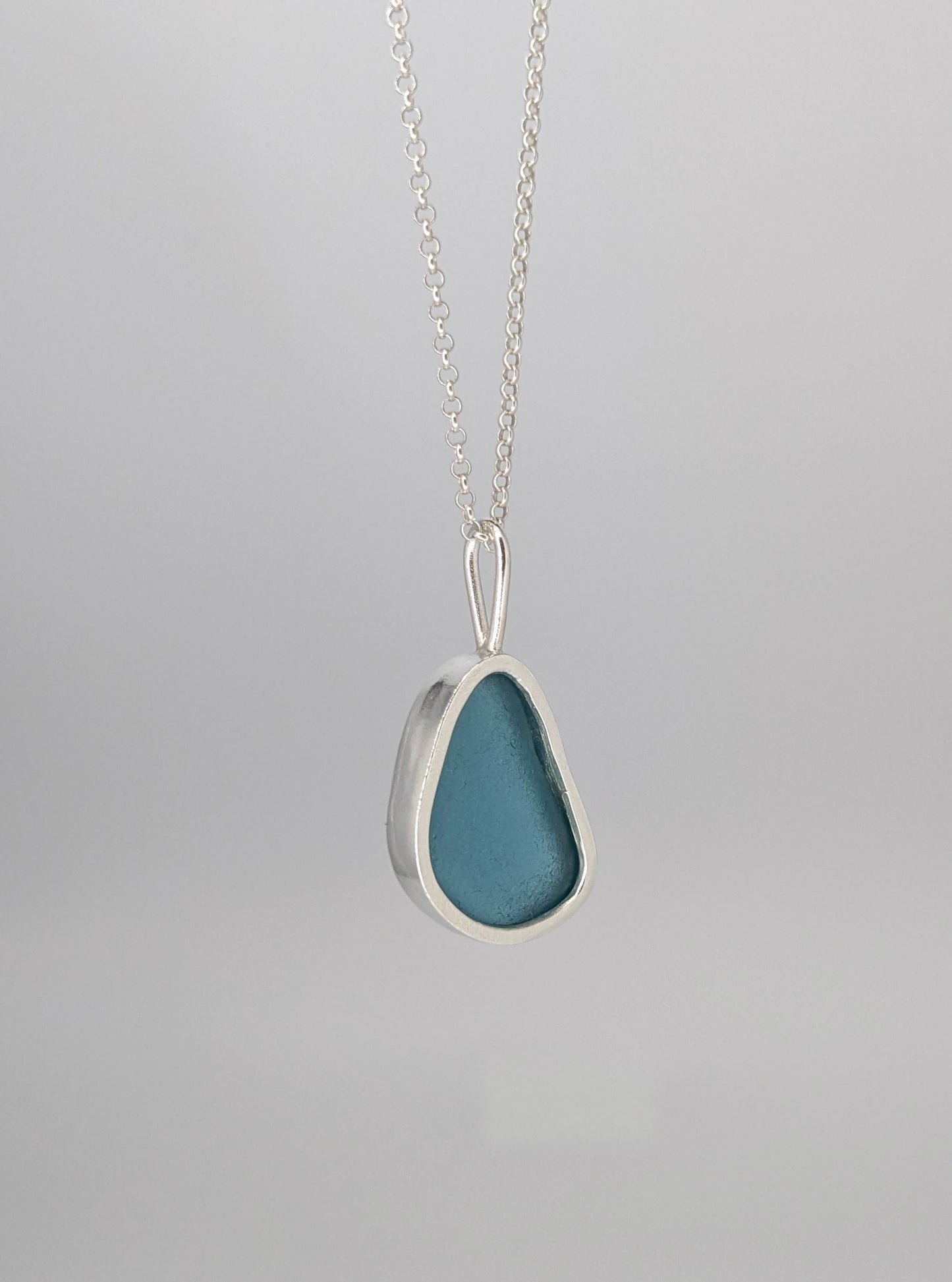 Blue Moon Seaglass Necklace