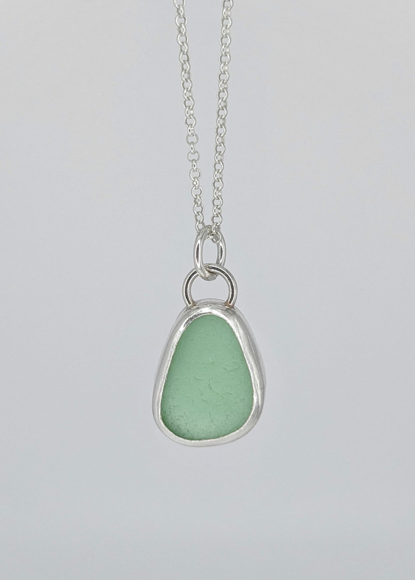 Green Seaglass Necklace
