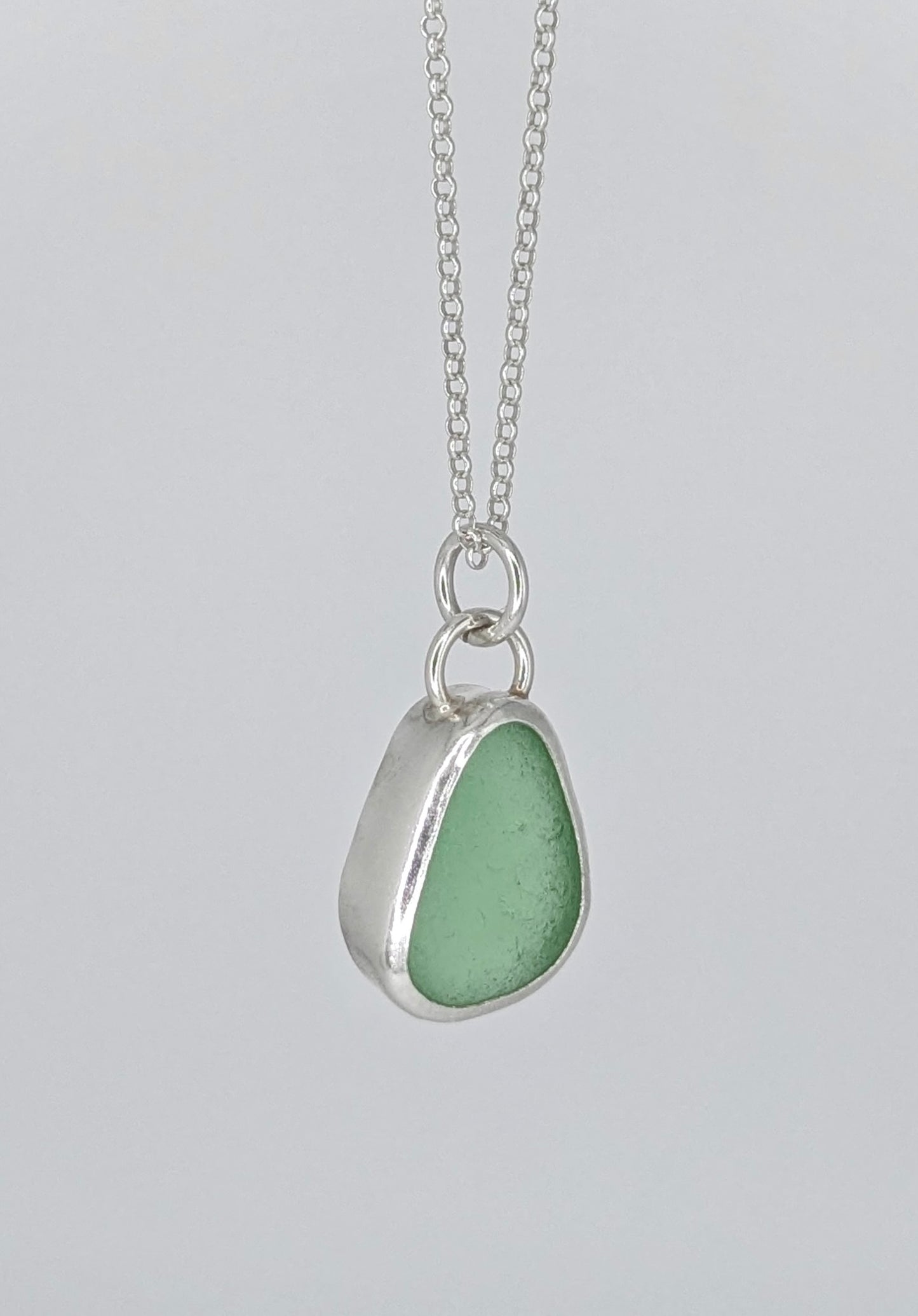Green Seaglass Necklace