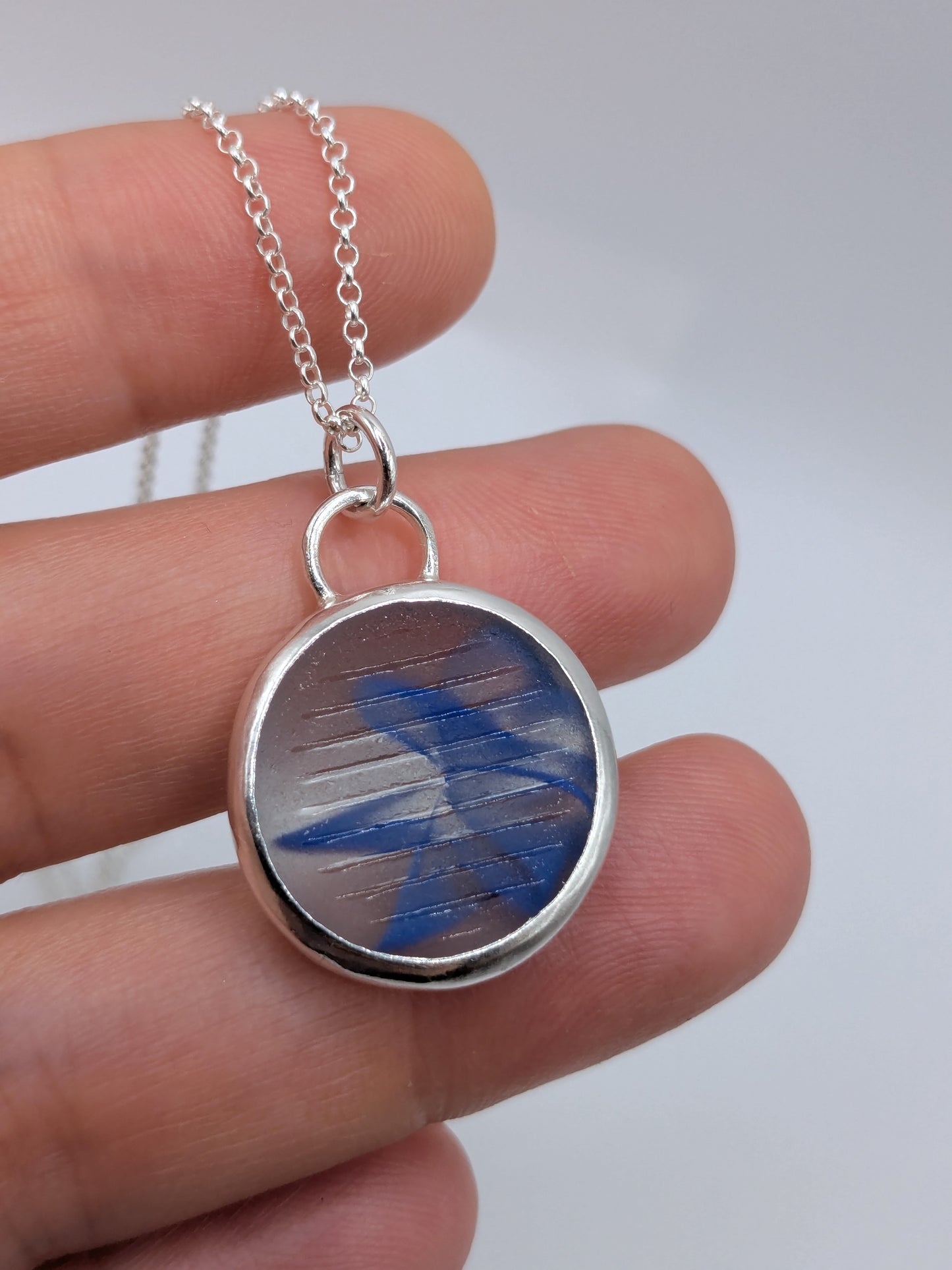 Heiwa Ohajiki Seaglass Necklace
