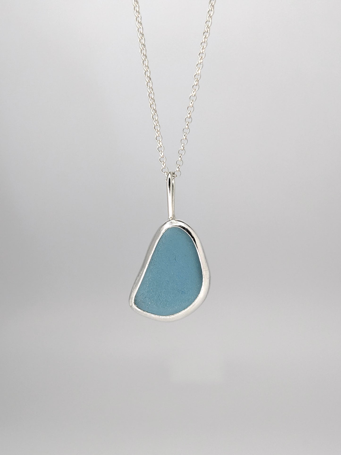 Blue Moon Seaglass Necklace