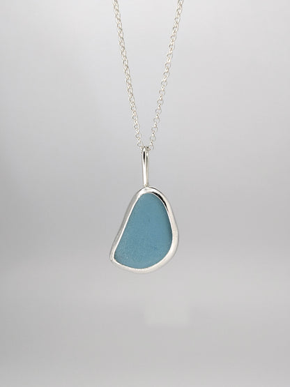 Blue Moon Seaglass Necklace