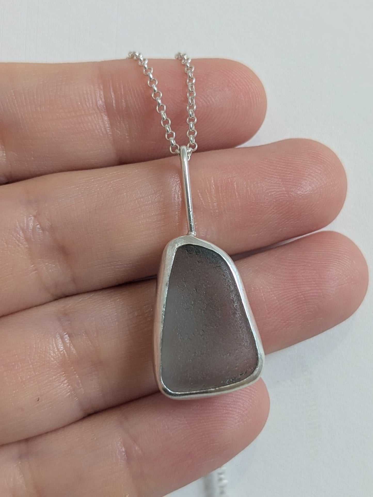 Asymmetrical Seaglass Necklace
