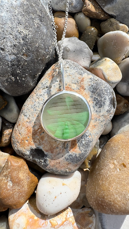 Zen Ohajiki Seaglass Necklace