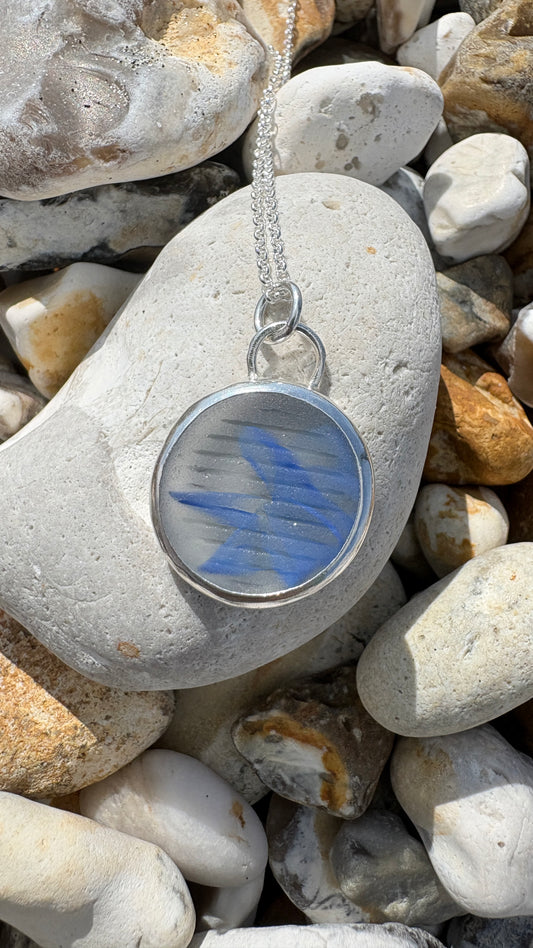 Heiwa Ohajiki Seaglass Necklace