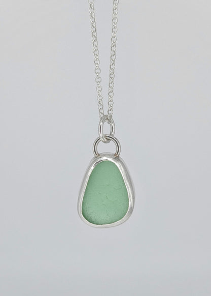 Green Seaglass Necklace