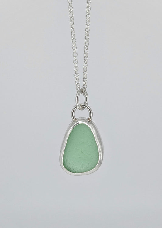 Green Seaglass Necklace