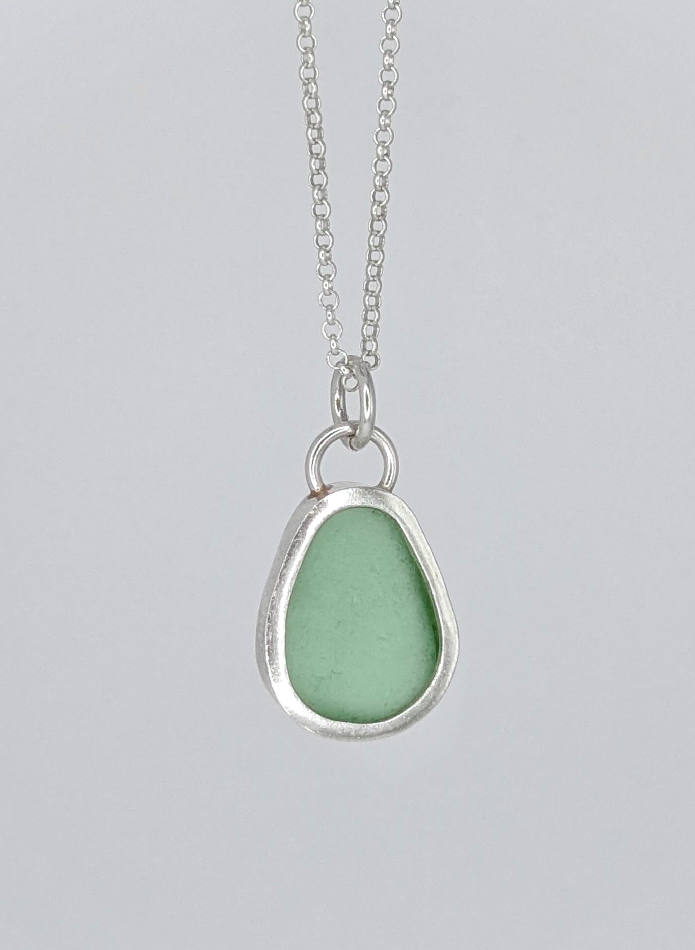 Green Seaglass Necklace